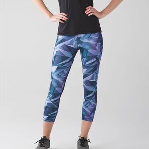 Lululemon Pace Rival Crop Full on Luxteme Leggings